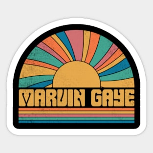 Graphic Marvin Proud Name Distressed Birthday Vintage Style Sticker